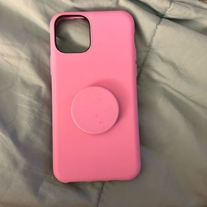 pink silicone phone case